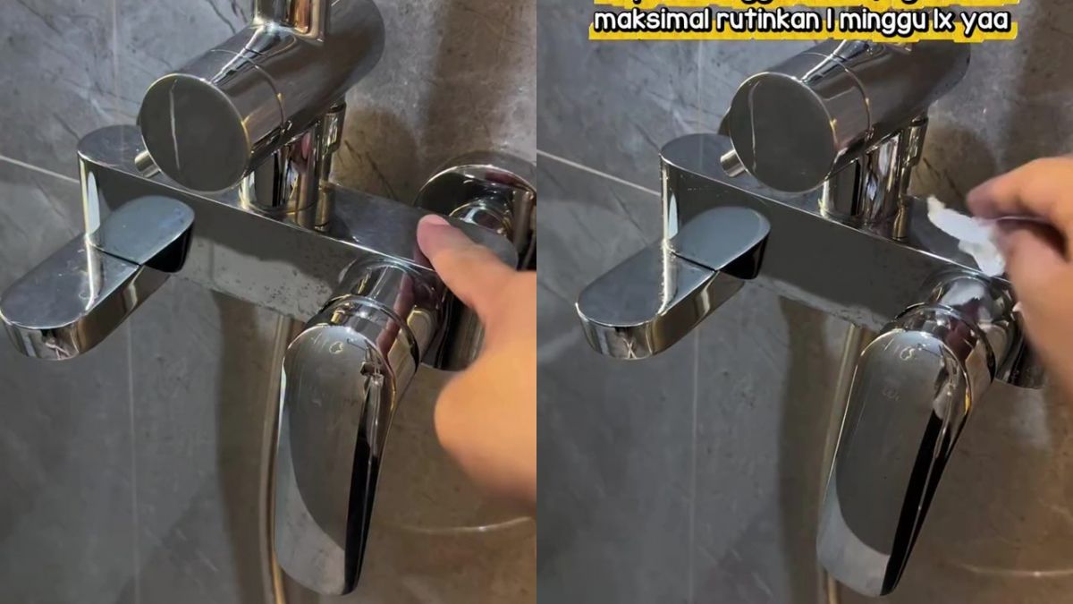 Tak perlu susah payah digosok, ini cara baru basmi bercak air di keran cuma pakai 1 bahan dapur 