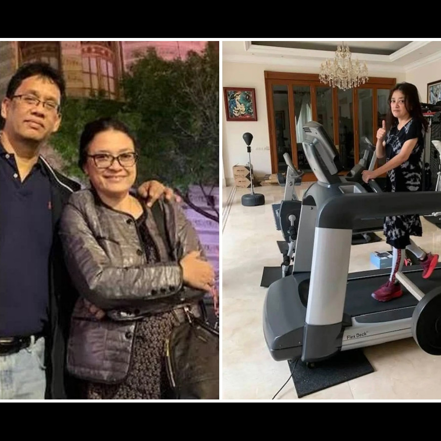 9 Potret rumah Ida Yulidina dan Menkeu Purbaya, mewah dua lantai, punya spot gym pribadi