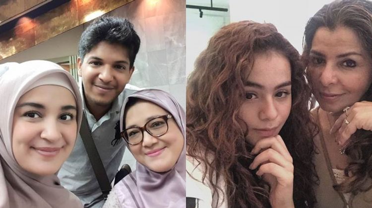 Cantiknya nurun dari ibu, begini kebersamaan 9 seleb keturunan Arab bareng ibunda