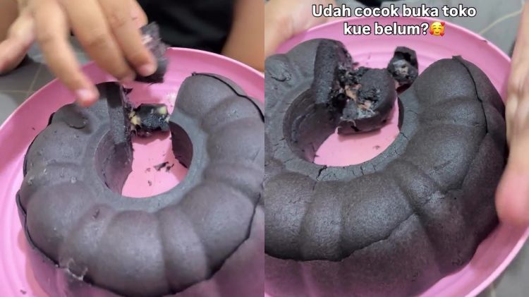 Terlihat lezat, bolu ketan buatan wanita ini ternyata punya tekstur bak batu, ketahui penyebabnya
