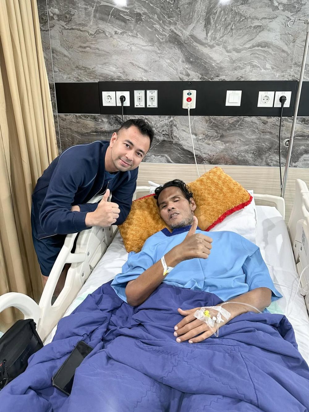 Raffi Ahmad tanggung biaya pengobatan dan rumah sakit, ini 9 potret Fahmi BO dirawat kamar VIP