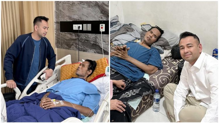 Raffi Ahmad tanggung biaya pengobatan dan rumah sakit, ini 9 potret Fahmi BO dirawat kamar VIP