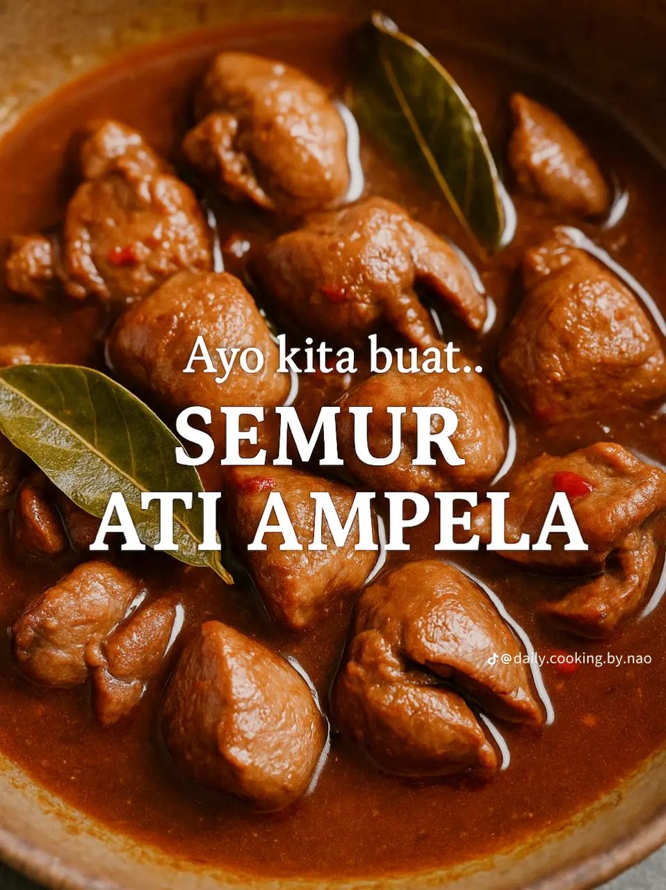 5 Resep olahan ati ampela kecap yang gurih dan nikmat, cocok jadi lauk nasi hangat