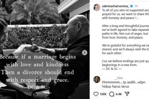 Pengakuan jujur Deddy Corbuzier dan Sabrina Chairunnisa soal perceraian, “kami berpisah dengan cinta”