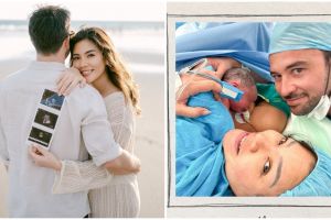 7 Tahun menanti momongan, 7 potret Aline Adita melahirkan di usia 45 usai 7 kali gagal bayi tabung