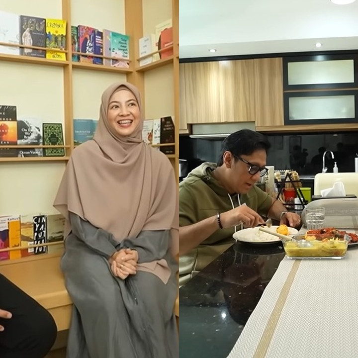 House tour rumah Natasha Rizki, Andre Taulany buka puasa lebih cepat gara-gara dijamu masakan ini