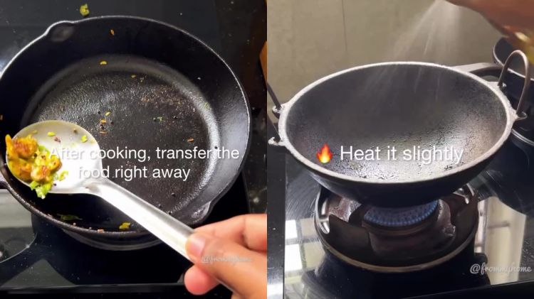 Lebih hemat ratusan ribu, rahasia pakai wajan besi agar awet tanpa karat meski dipakai puluhan tahun