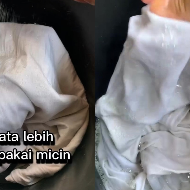 Wajib dicoba! Baju putih kusam bisa cerah lagi cuma pakai micin, begini cara pakainya biar efektif