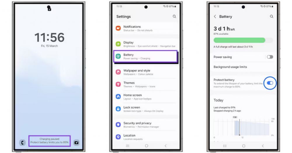 Kenapa harus berhenti charging HP Samsung saat sudah 85%? Ini cara dan alasannya
