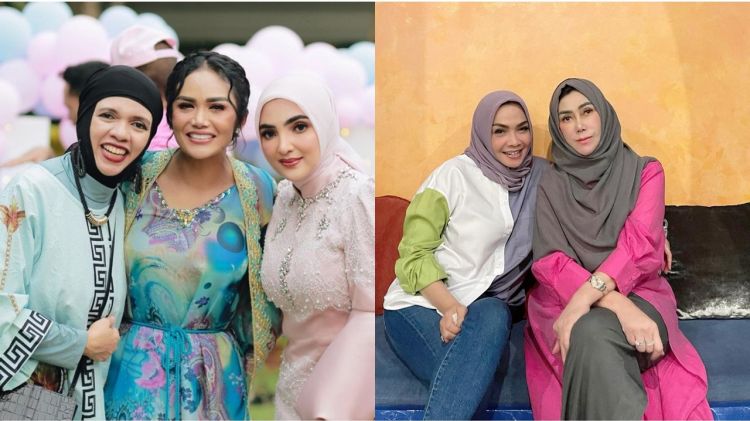 Kedekatan 9 seleb dan besan ini lengketnya bak sahabat lama, patahkan anggapan tak bisa akur