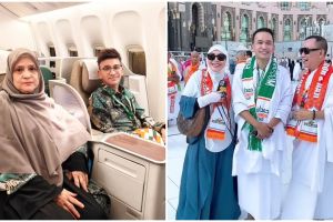 9 Potret bahagia Ruben Onsu umrah kedua kalinya, ajak Mama Ifah yang sudah dianggap sebagai ibu