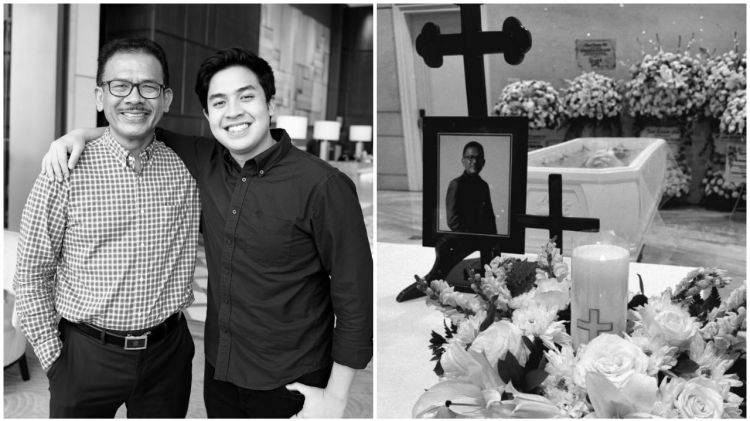 7 Potret momen persemayaman ayah Jerome Polin, mendiang kenakan dasi pemberian putranya