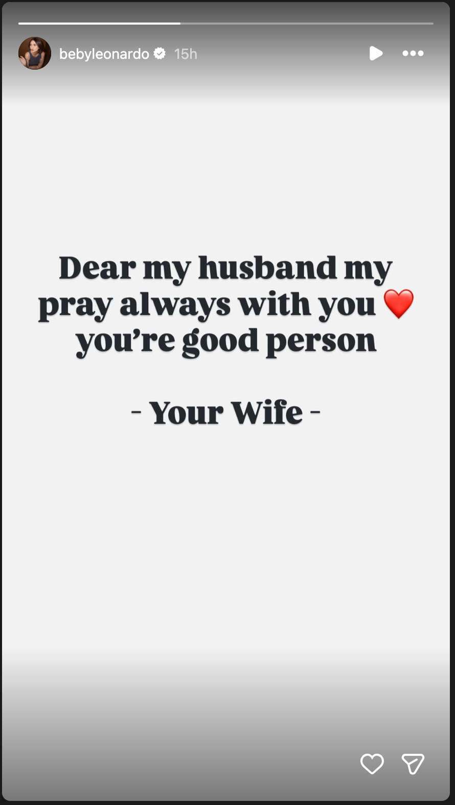 Beby Prisillia tulis pesan haru untuk Onadio setelah keduanya ditangkap atas dugaan penggunaan narkoba