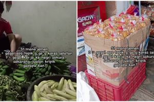 Pria ini curhat lulus S-1 manajemen tapi gagal kerja ke luar negeri, kini tak gengsi jualan keripik