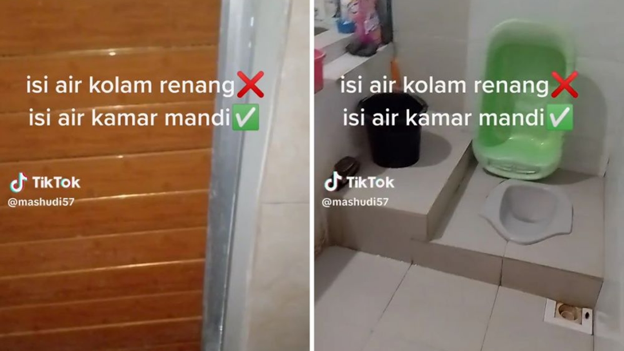 Potret bak mandi segede kolam renang di rumah ini bikin netizen merinding sekaligus was-was