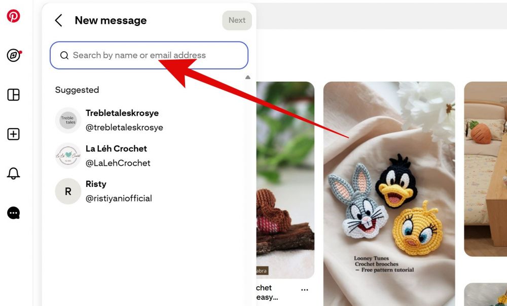 Cara chatting di Pinterest dengan aman, ternyata sedikit beda dengan pakai WhatsApp