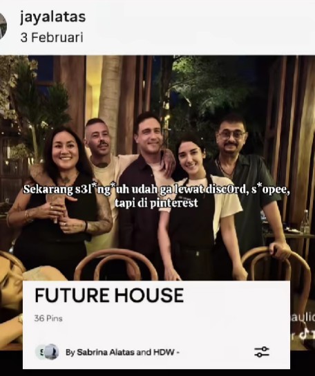 Heboh Hamish Daud dengan Sabrina Alatas diduga bikin folder "Future House" di Pinterest, ini isinya