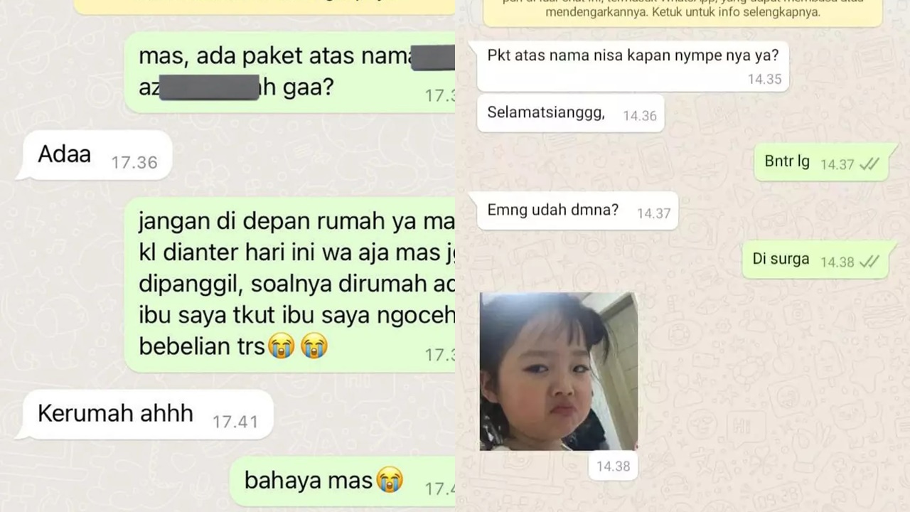 15 Chat lucu antara kurir dan pelanggan bikin ngakak, interaksinya udah kayak sama bestie sendiri