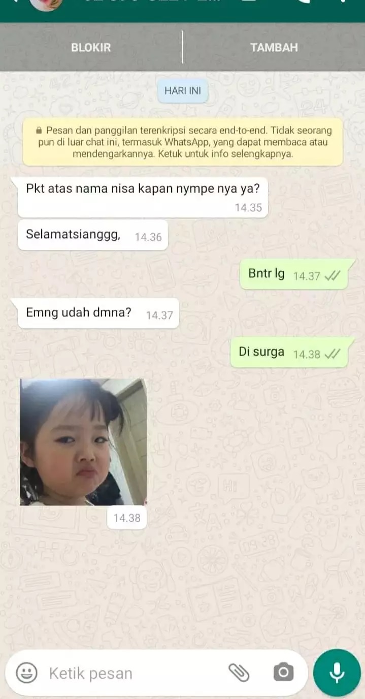 15 Chat lucu antara kurir dan pelanggan bikin ngakak, interaksinya udah kayak sama bestie sendiri