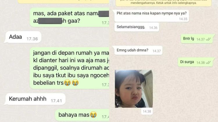 15 Chat lucu antara kurir dan pelanggan bikin ngakak, interaksinya udah kayak sama bestie sendiri