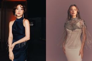 Gaya 10 penyanyi kenakan busana nude seperti warna kulit, penampilan Raisa paling curi perhatian