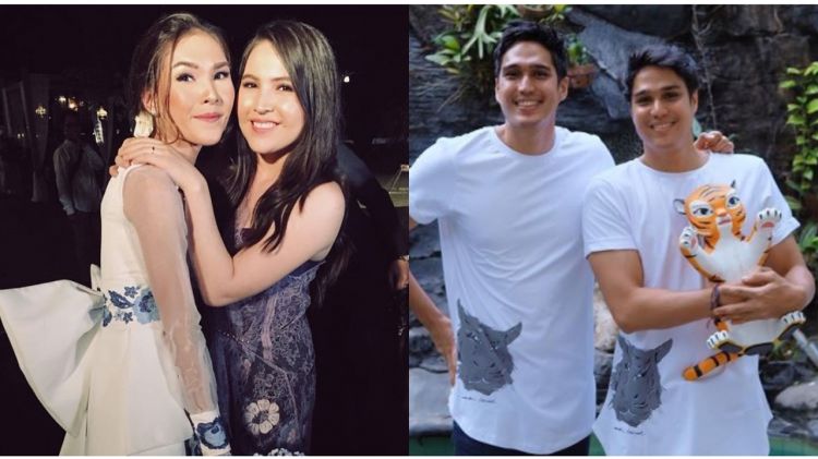 Kompaknya bikin gemas, begini potret lawas 8 pasangan seleb kembar