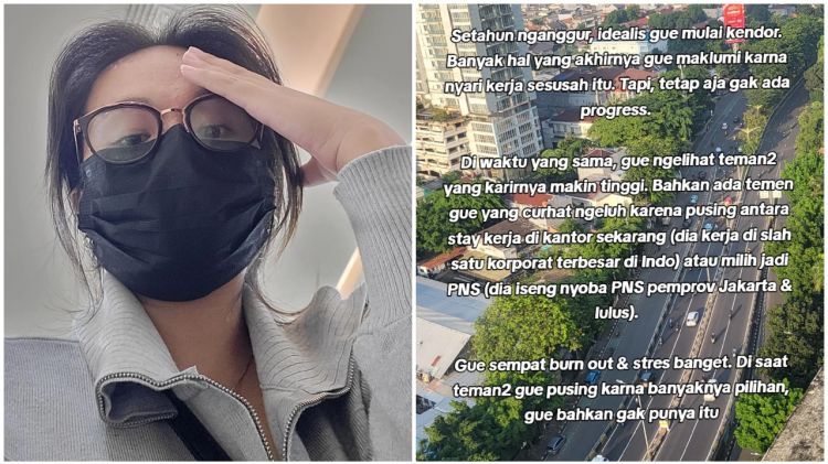 Nganggur 2 tahun, wanita ini ngeluh susah cari kerja sampai turunkan standar gaji, endingnya haru