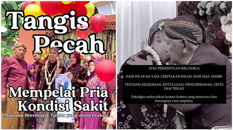Kisah pengantin pria di Kediri meninggal usai akad karena idap penyakit kronis, usahanya bikin haru