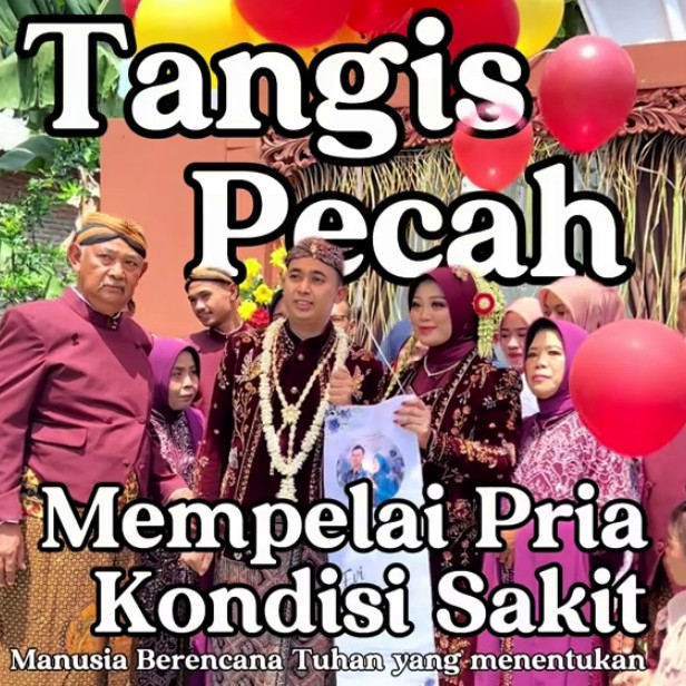 Kisah pengantin pria di Kediri meninggal usai akad karena idap penyakit kronis, usahanya bikin haru