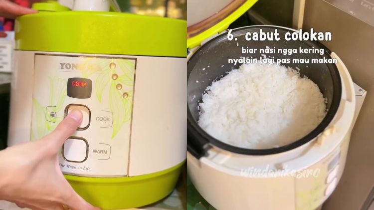 Rice cooker jadul sering bikin nasi kering atau cepat basi? Pakai 3 trik ini biar lebih berkualitas