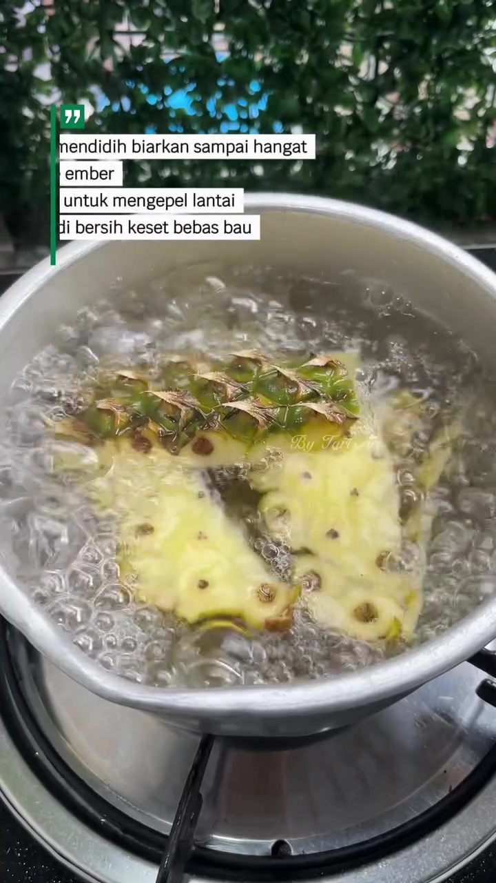 Bukan cuka atau baking soda, rebusan kulit buah ini bisa bikin lantai kesat dan antiamis saat dipel