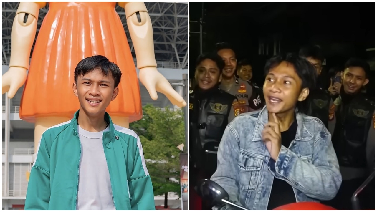 7 Momen Fajar Sadboy kena 'tilang' polisi gegara tak pakai helm, ekspresinya bikin ngakak