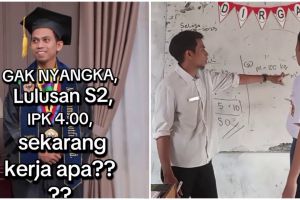 Viral guru honorer lulusan S2 dengan IPK cumlaude, malamnya berjibaku jualan martabak, ini kisahnya