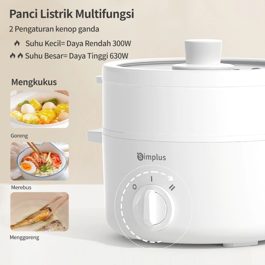 9 Panci listrik portable harga di bawah Rp300 ribu, hemat listrik dan masak jadi super cepat