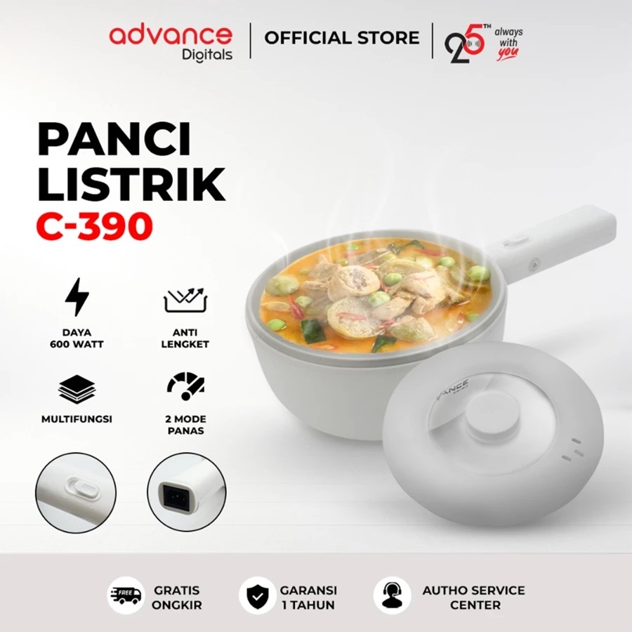 9 Panci listrik portable harga di bawah Rp300 ribu, hemat listrik dan masak jadi super cepat