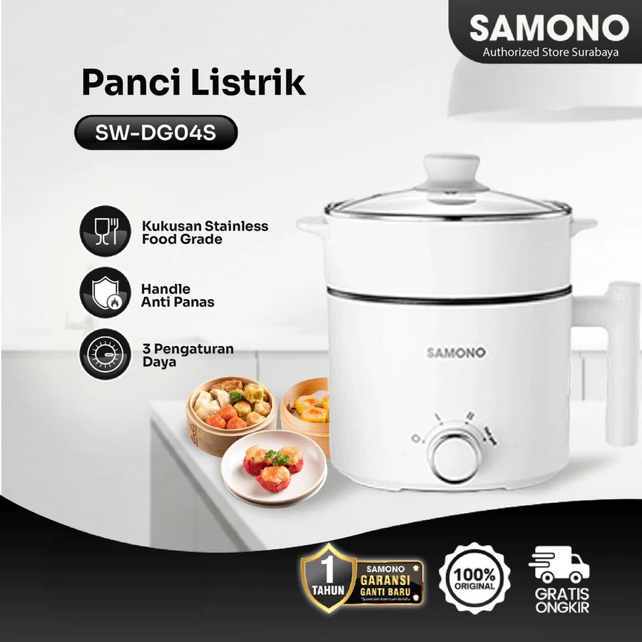 9 Panci listrik portable harga di bawah Rp300 ribu, hemat listrik dan masak jadi super cepat