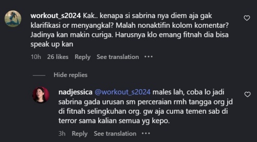 Namanya terseret isu perselingkuhan dengan Hamish Daud, terungkap kondisi Sabrina Alatas saat ini