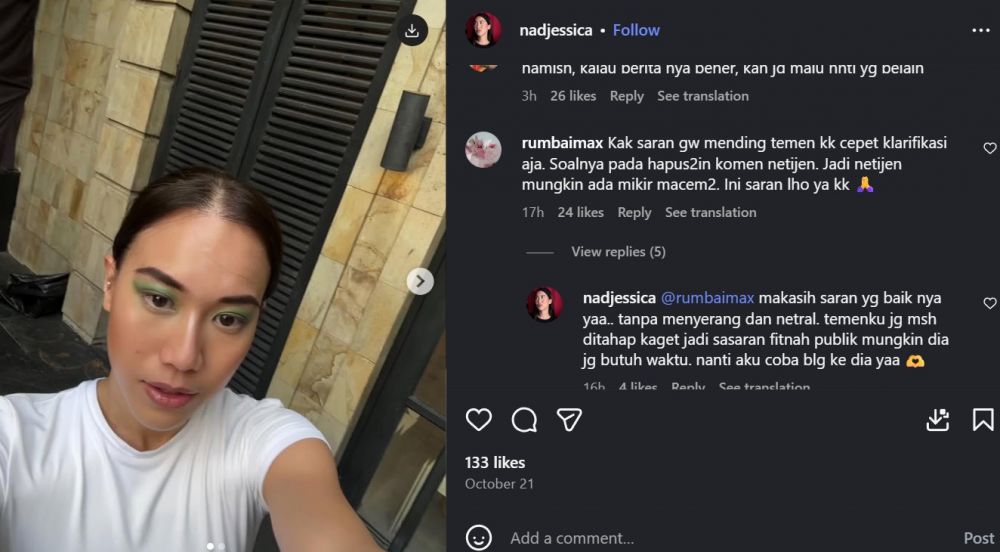 Namanya terseret isu perselingkuhan dengan Hamish Daud, terungkap kondisi Sabrina Alatas saat ini