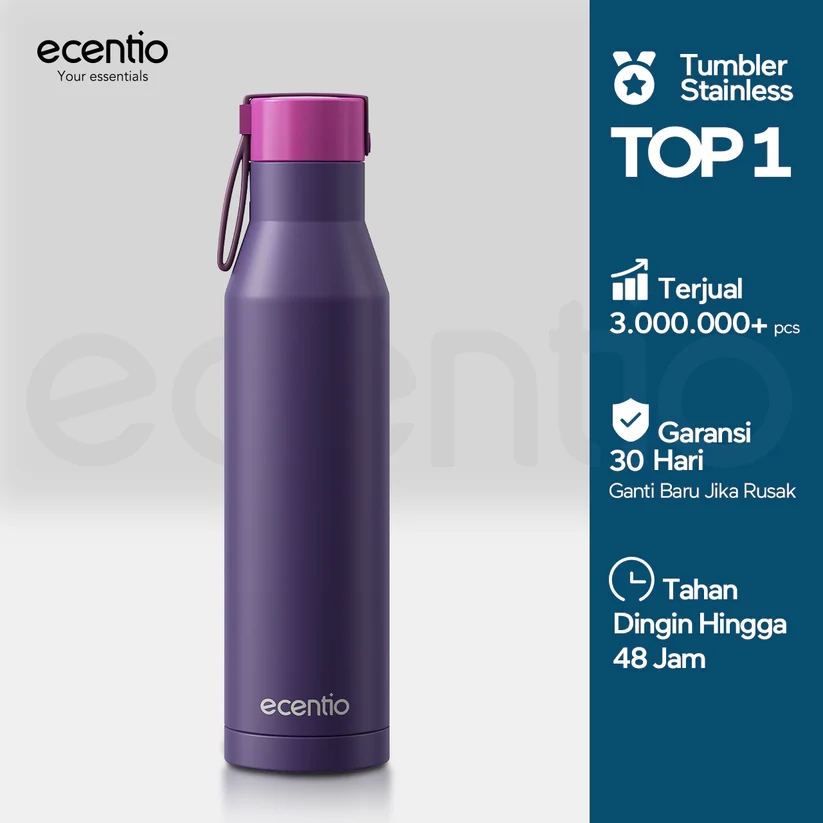 9 Rekomendasi tumbler 1 liter berkualitas yang anti bocor dan stylish