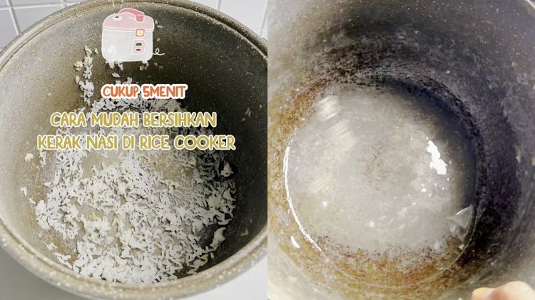 Bisa merusak lapisan antilengket, ini cara bersihkan kerak nasi biar hilang tanpa bekas dalam 5 menit 