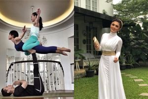 13 Potret rumah mewah Yuni Shara, asri dan bernuansa klasik