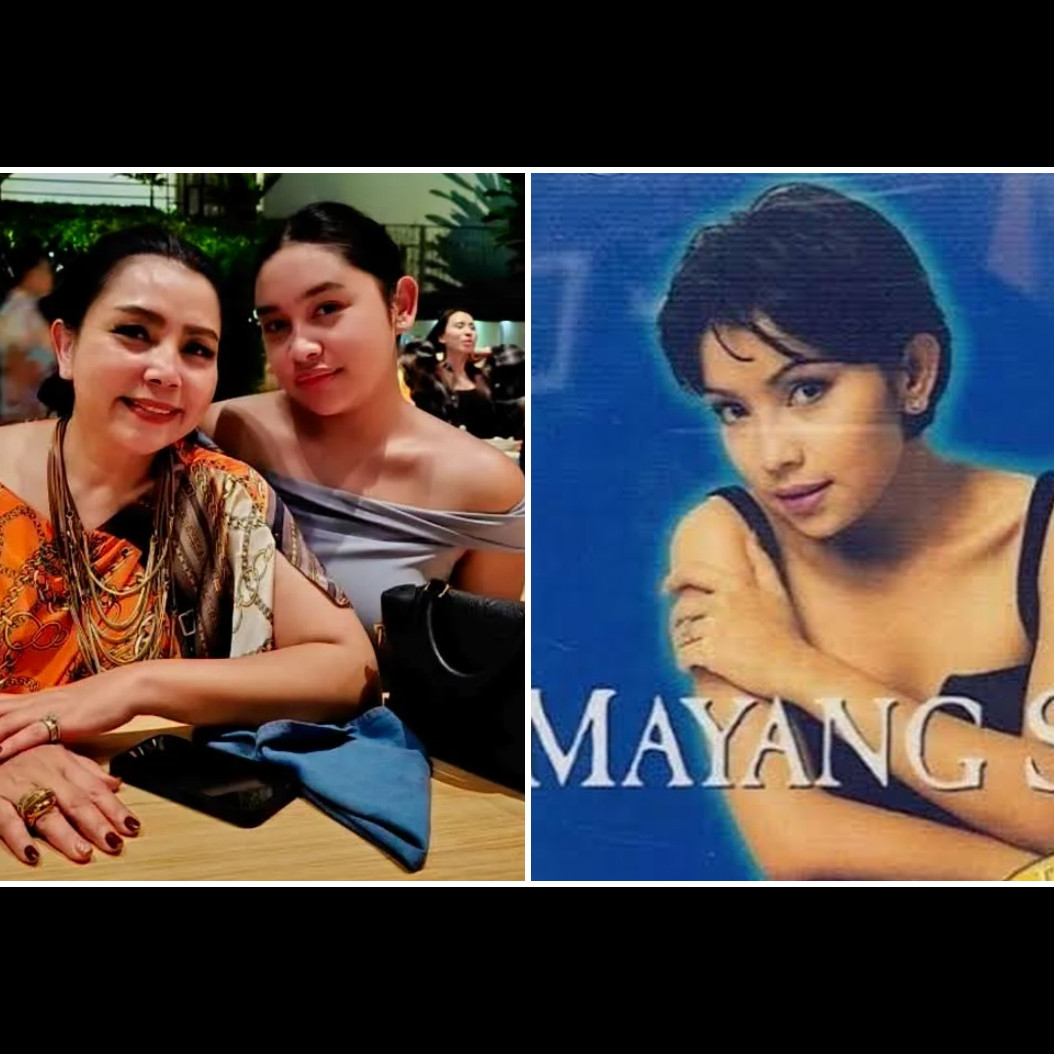 Khirani tiru gaya Mayangsari saat muda, potretnya bagai pinang dibelah dua dengan sang ibu