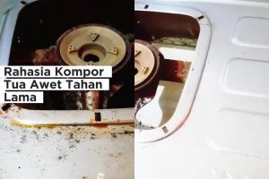 Rahasia kompor gas selalu awet bersih dan tak berkarat hingga tahunan, cukup pakai 2 bahan dapur ini