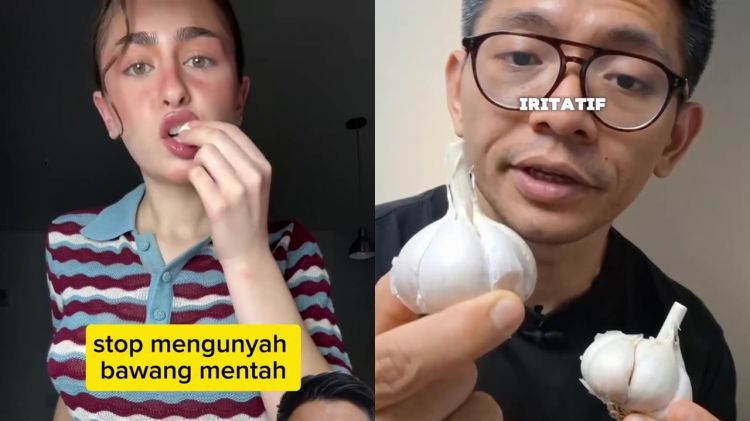 Suka makan bawang putih mentah ternyata bisa picu GERD, pria ini bagikan trik aman mengonsumsinya