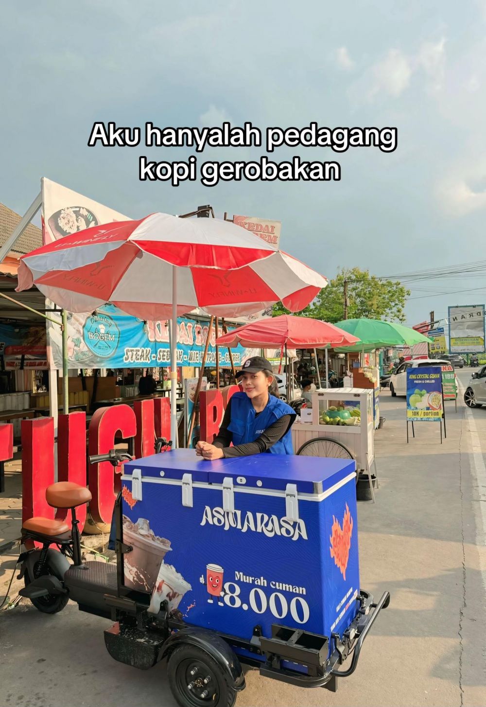 8 Tahun jadi pramugari, wanita pilih resign karena ingin jalani ridho suami, kini jual kopi keliling