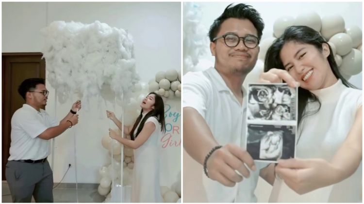 9 Potret Ochi Rosdiana gelar gender reveal sederhana, siap sambut anak pertama laki-laki