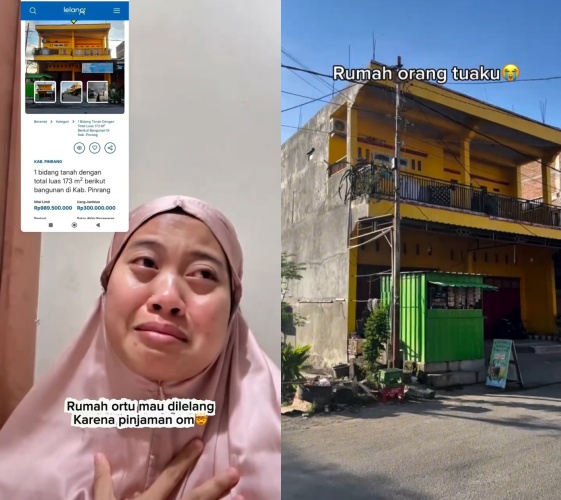 Rumah orang tua Musdalifah Basri dilelang karena saudara tega pinjam sertifikat tanah untuk berhutang