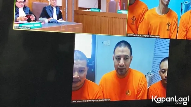 7 Potret Ammar Zoni jalani persidangan kasus narkoba di Nusakambangan, kini rambutnya plontos