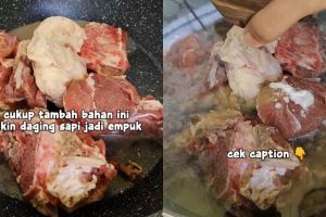 Ternyata cuma butuh 15 menit bikin daging cepat empuk saat direbus, rahasianya di 1 bahan dapur ini