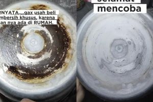 Panci rice cooker gosong usai dipakai 15 tahun, wanita ini bagikan trik mengubahnya jadi kinclong